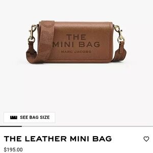Marc Jacobs Tan Leather Belt Bag